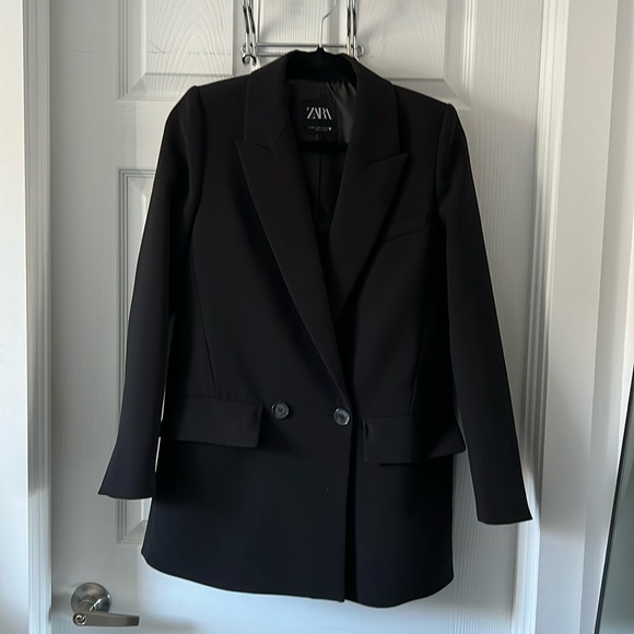 Zara long black blazer - Picture 1 of 5